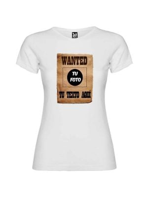 Bachelorette Party White T-Shirt Wanted Poster Vue 1