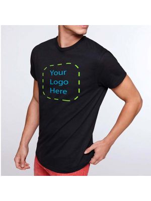 T shirts à manches courtes roly atomic 180 100% coton imprimé image 1