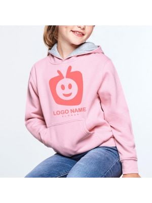 Sweats à capuche roly urban kids coton avec logo image 1