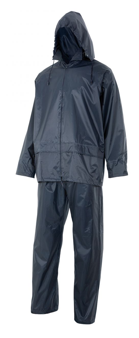 Vestes de pluie et coupe vents velilla combinaison de pluie deux pièces à capuche cachée polyester pour personnaliser image 1