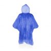 Coupe-vent et imperméable poncho à rames en plastique bleu avec imprimé visible 1