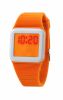 Relojes pulsera terax de silicona naranja para personalizar vista 1