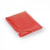 Vestes de pluie et coupe vents sandra. poncho imperméable rouge avec logo image 1
