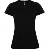 T shirts sport roly montecarlo woman polyester noir imprimé image 1