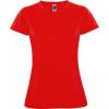 T shirts sport roly montecarlo woman polyester rouge imprimé image 1