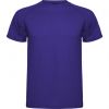 T shirts sport roly montecarlo polyester violet imprimé image 1