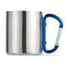 Mugs à personnaliser trumbo métal bleu avec publicité vue 5