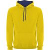 Sweats à capuche roly urban coton jaune bleu royal avec la publicité image 1